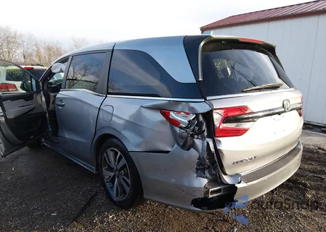 2022 Honda Odyssey Touring from USA, damaged, VIN 5FNRL6H88NB001532